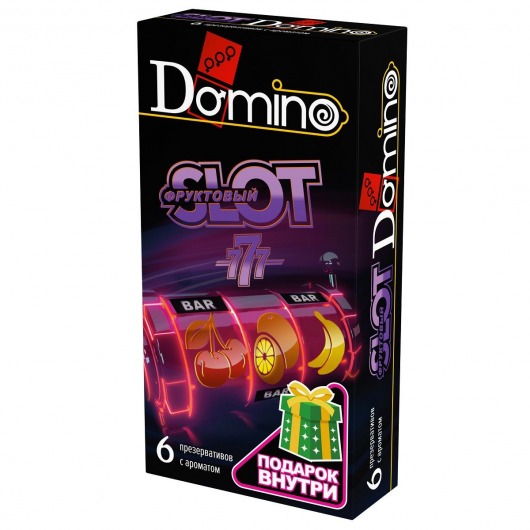 Ароматизированные презервативы DOMINO  Фруктовый слот  - 6 шт. - Domino - купить с доставкой в Димитровграде