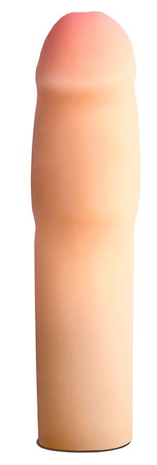 Телесная насадка-удлинитель на пенис PERFORMANCE 1.5INCH COCK XTENDER - 16 см. - Blush Novelties - в Димитровграде купить с доставкой