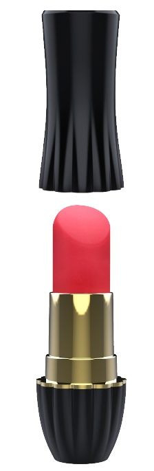 Клиторальный стимулятор-помада LIPSTICK - 9,3 см. - Dream Toys - купить с доставкой в Димитровграде