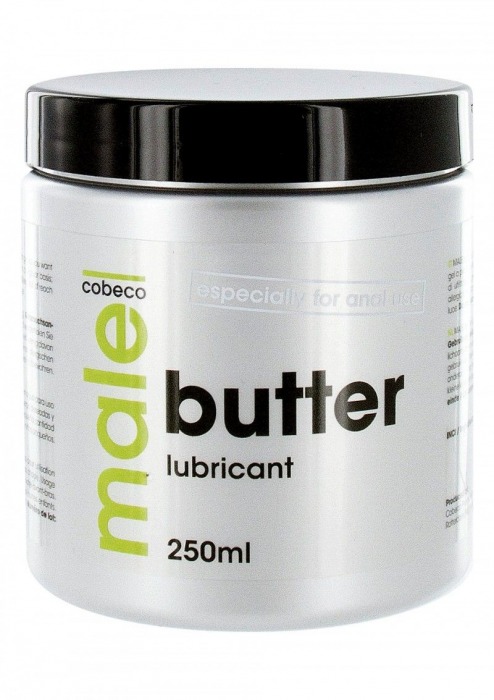Анальный лубрикант MALE Cobeco Butter Lubricant - 250 мл. - Cobeco - купить с доставкой в Димитровграде