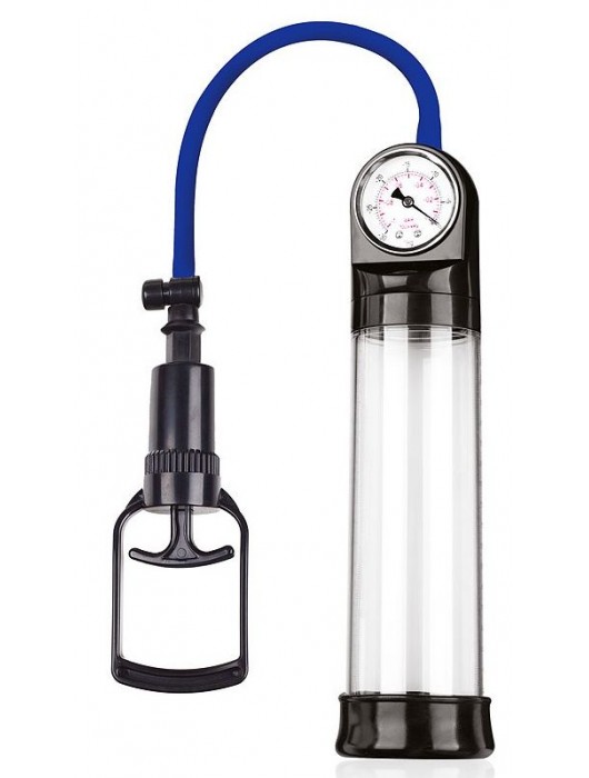 Прозрачная вакуумная помпа Sex Expert с манометром - Sex Expert - в Димитровграде купить с доставкой