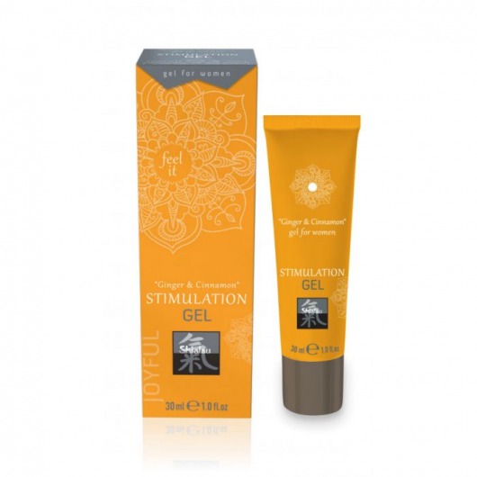 Возбуждающий интимный гель STIMULATION GEL Ginger   Cinnamon - 30 мл. - Shiatsu - купить с доставкой в Димитровграде
