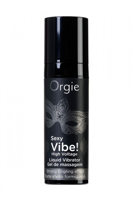 Гель для массажа ORGIE Sexy Vibe High Voltage с эффектом вибрации - 15 мл. - ORGIE - купить с доставкой в Димитровграде