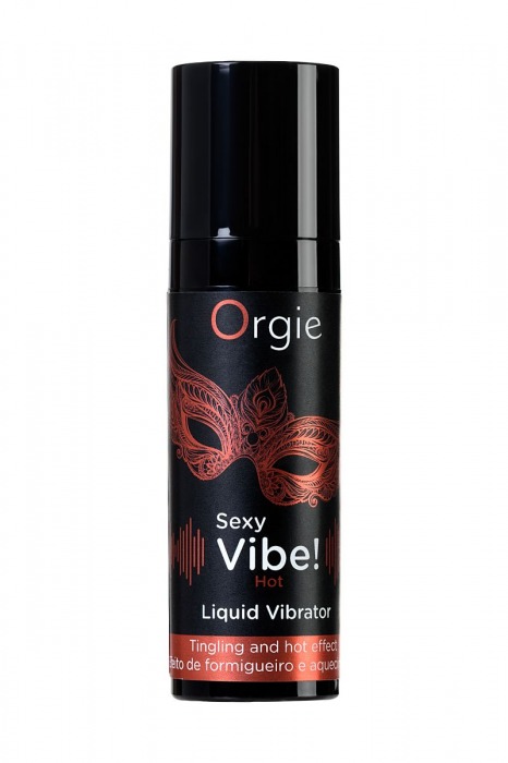Разогревающий гель для массажа ORGIE Sexy Vibe Hot с эффектом вибрации - 15 мл. - ORGIE - купить с доставкой в Димитровграде