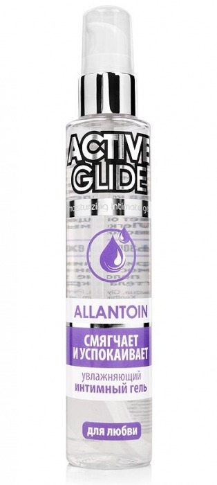 Увлажняющий интимный гель Active Glide Allantoin - 100 гр. - Биоритм - купить с доставкой в Димитровграде