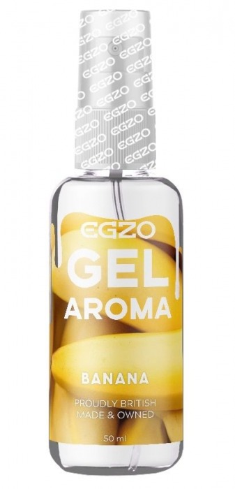 Интимный лубрикант EGZO AROMA с ароматом банана - 50 мл. - EGZO - купить с доставкой в Димитровграде