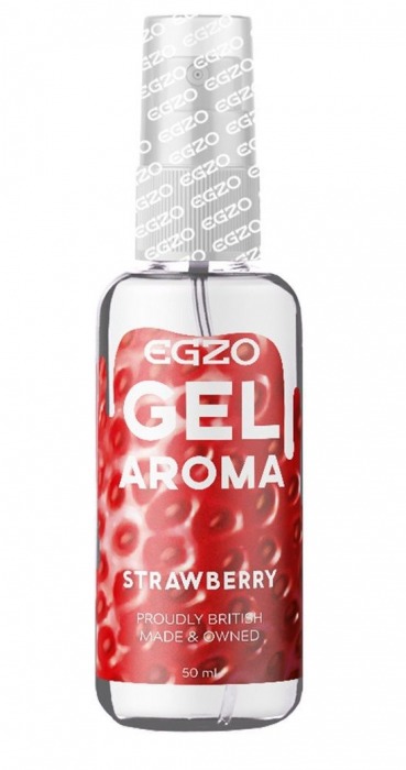 Интимный лубрикант EGZO AROMA с ароматом клубники - 50 мл. - EGZO - купить с доставкой в Димитровграде