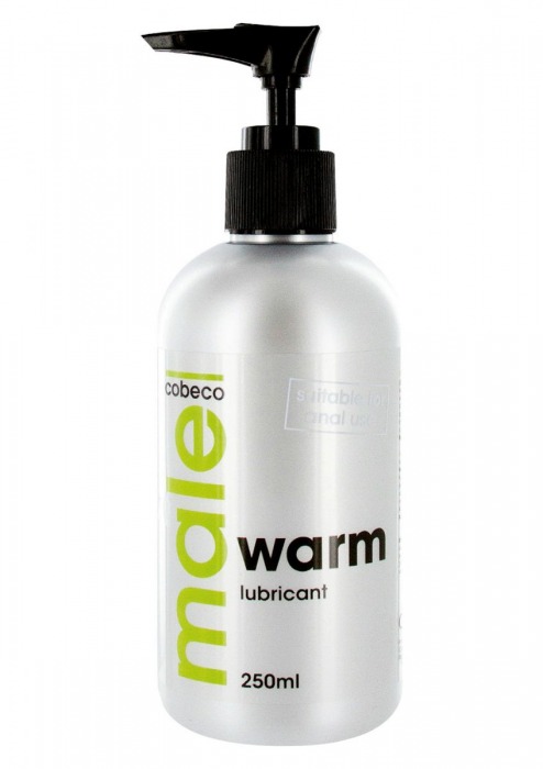 Лубрикант с согревающим эффектом MALE Cobeco Warm Lubricant - 250 мл. - Cobeco - купить с доставкой в Димитровграде