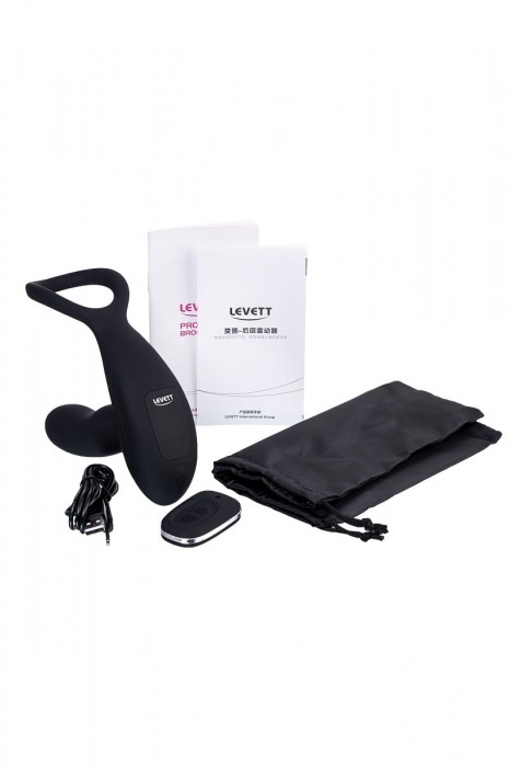 Черный стимулятор простаты Maud с вибрацией - Levett - в Димитровграде купить с доставкой