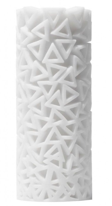 Белый 3D мастурбатор PILE - Tenga - в Димитровграде купить с доставкой