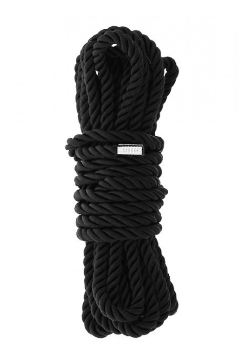 Черная веревка для шибари DELUXE BONDAGE ROPE - 5 м. - Dream Toys - купить с доставкой в Димитровграде