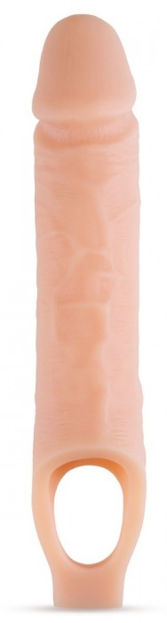 Телесный реалистичный фаллоудлинитель 10 Inch Silicone Cock Sheath Penis Extender - 25,4 см. - Blush Novelties - в Димитровграде купить с доставкой