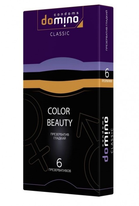 Разноцветные презервативы DOMINO Colour Beauty - 6 шт. - Domino - купить с доставкой в Димитровграде
