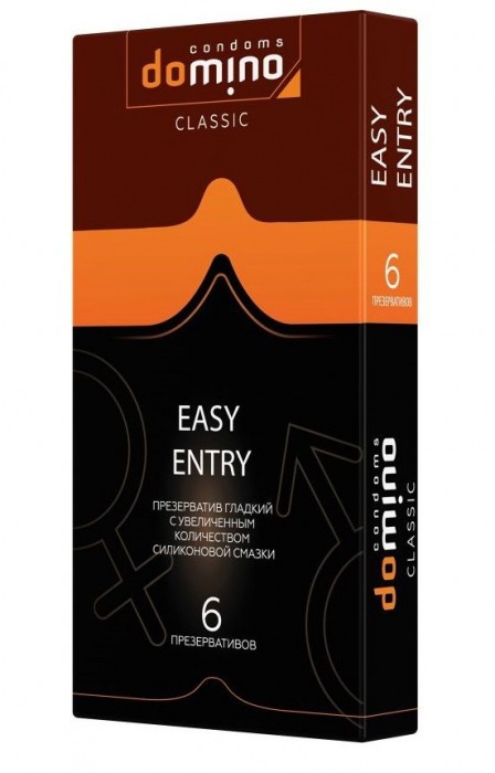 Презервативы с увеличенным количеством смазки DOMINO Easy Entry - 6 шт. - Domino - купить с доставкой в Димитровграде