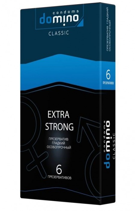 Суперпрочные презервативы DOMINO Extra Strong - 6 шт. - Domino - купить с доставкой в Димитровграде