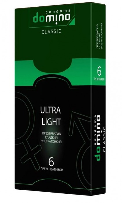Супертонкие презервативы DOMINO Ultra Light - 6 шт. - Domino - купить с доставкой в Димитровграде