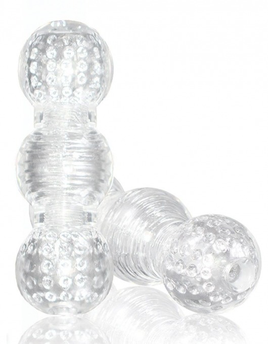 Прозрачный фигурный мастурбатор Master Stroker - Blush Novelties - в Димитровграде купить с доставкой