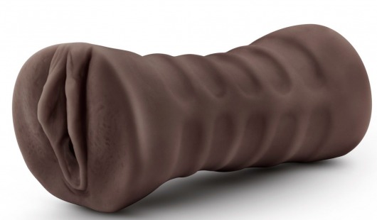 Коричневый мастурбатор-вагина Hot Chocolate Brianna - Blush Novelties - в Димитровграде купить с доставкой