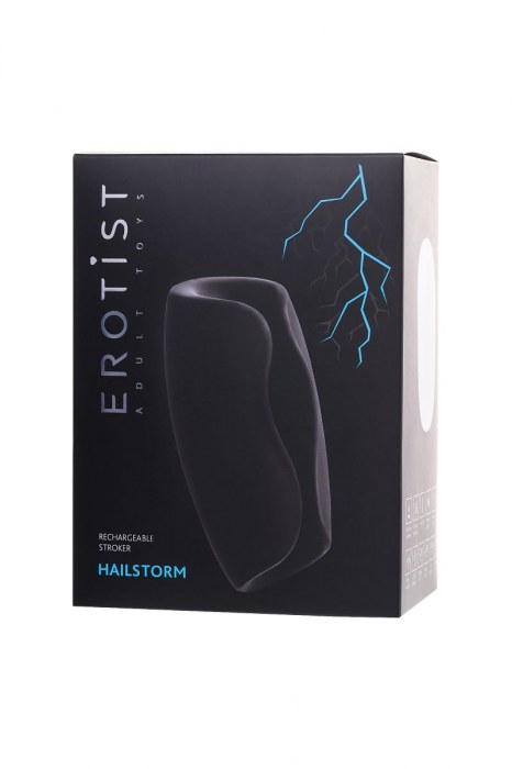 Черно-белый перезаряжаемый мастурбатор Erotist Hailstorm - Erotist Adult Toys - в Димитровграде купить с доставкой