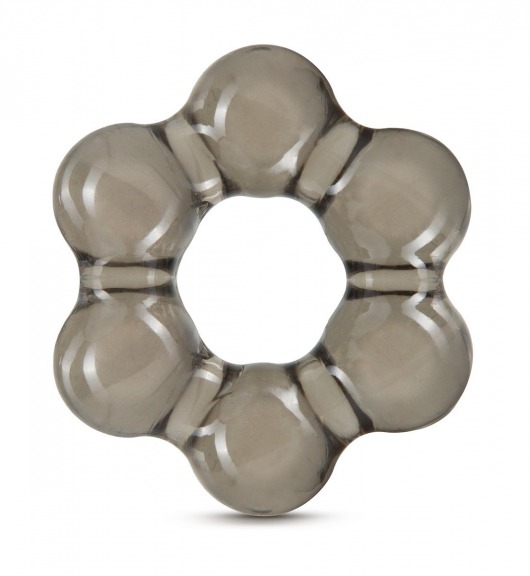 Дымчатое эрекционное кольцо Stay Hard Thick Bead Cock Ring - Blush Novelties - в Димитровграде купить с доставкой