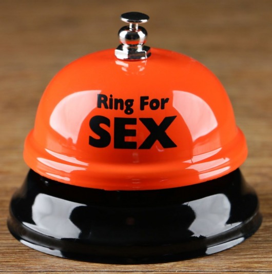 Настольный звонок RING FOR SEX - Сима-Ленд - купить с доставкой в Димитровграде