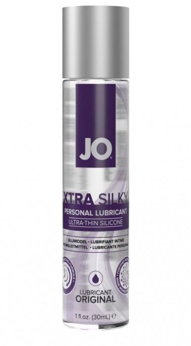 Лубрикант на силиконовой основе JO Xtra Silky - 30 мл. - System JO - купить с доставкой в Димитровграде