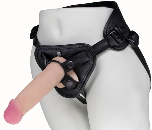 Пояс харнесс BEST UNI strap с 2 сменными насадками - 18,5 и 16 см. - LOVETOY (А-Полимер) - купить с доставкой в Димитровграде