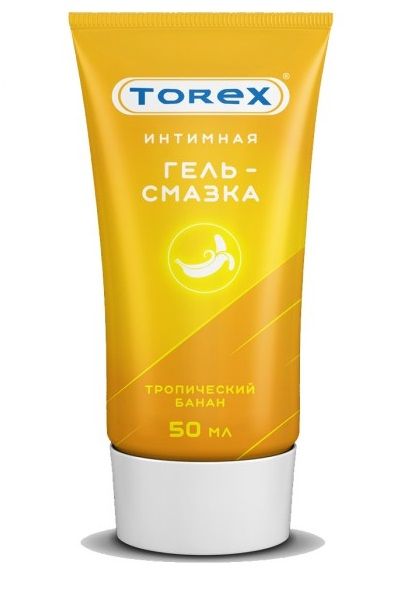 Смазка на водной основе TOREX  Тропический банан  - 50 мл. - Torex - купить с доставкой в Димитровграде