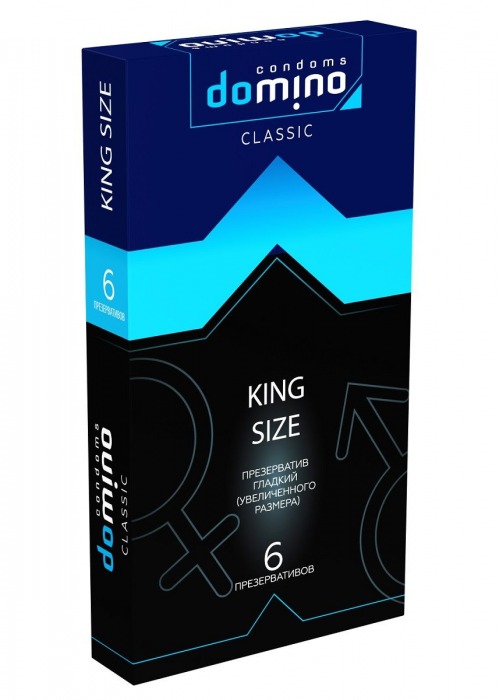 Презервативы увеличенного размера DOMINO Classic King size - 6 шт. - Domino - купить с доставкой в Димитровграде