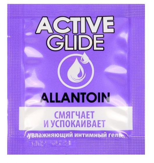 Лубрикант на водной основе Active Glide с аллантоином - 3 гр. - Биоритм - купить с доставкой в Димитровграде