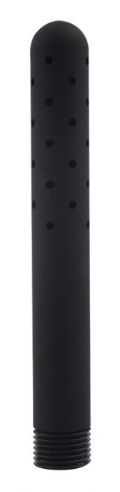 Черная насадка для анального душа ANAL DOUCHE - 15 см. - Dream Toys - купить с доставкой в Димитровграде