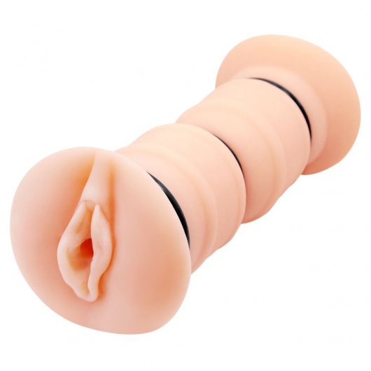 Телесный вибромастурбатор-вагина Michelle - Baile - в Димитровграде купить с доставкой