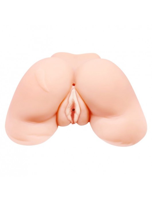 Телесная вибровагина Julie с 2 рабочими отверстиями - Baile - в Димитровграде купить с доставкой