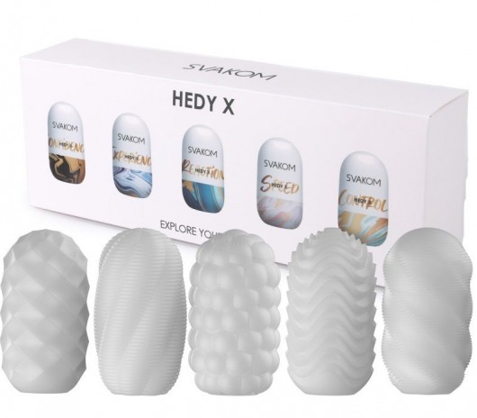 Набор из 5 мастурбаторов Hedy X5 Mixed - Svakom - в Димитровграде купить с доставкой