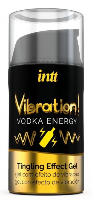 Жидкий интимный гель с эффектом вибрации Vibration! Vodka Energy - 15 мл. - INTT - купить с доставкой в Димитровграде