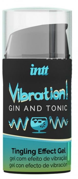 Жидкий интимный гель с эффектом вибрации Vibration! Gin   Tonic - 15 мл. - INTT - купить с доставкой в Димитровграде