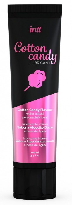 Интимный гель на водной основе Cotton Candy Lubricant - 100 мл. - INTT - купить с доставкой в Димитровграде