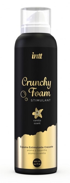 Пенка для массажа Crunchy Foam Stimulant Vanilla - 100 мл. - INTT - купить с доставкой в Димитровграде