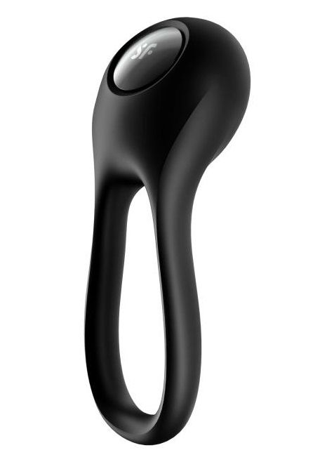 Черное эрекционное виброкольцо Majestic Duo - Satisfyer - в Димитровграде купить с доставкой