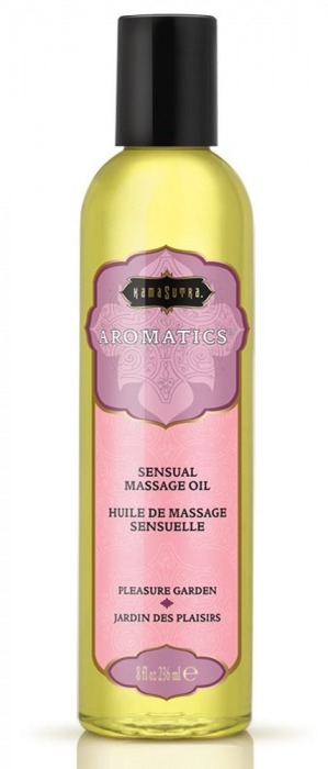 Массажное масло с цветочным ароматом Pleasure Garden - 236 мл. - Kama Sutra - купить с доставкой в Димитровграде