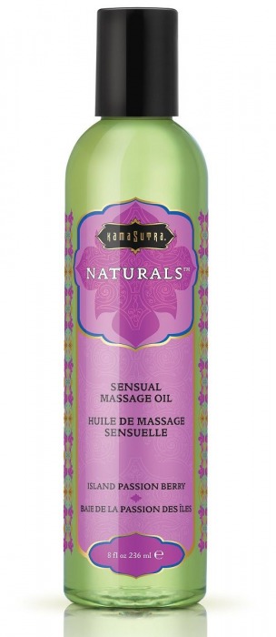 Массажное масло Naturals Island Passion Berry с ароматом тропических фруктов - 236 мл. - Kama Sutra - купить с доставкой в Димитровграде