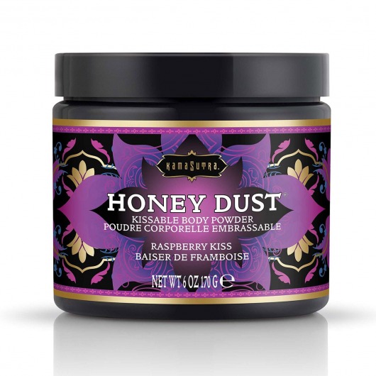 Пудра для тела Honey Dust Body Powder с ароматом малины - 170 гр. - Kama Sutra - купить с доставкой в Димитровграде