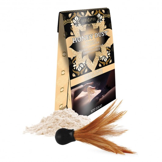 Пудра для тела Honey Dust Body Powder с ароматом ванили - 28 гр. - Kama Sutra - купить с доставкой в Димитровграде