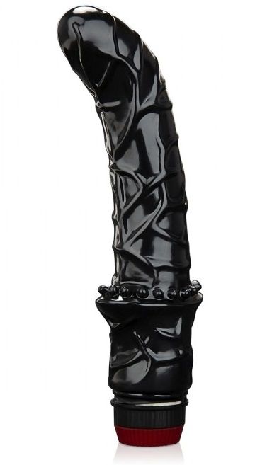 Черный вибромассажер простаты 6  Premium Prostate Massager - BlueLine - в Димитровграде купить с доставкой