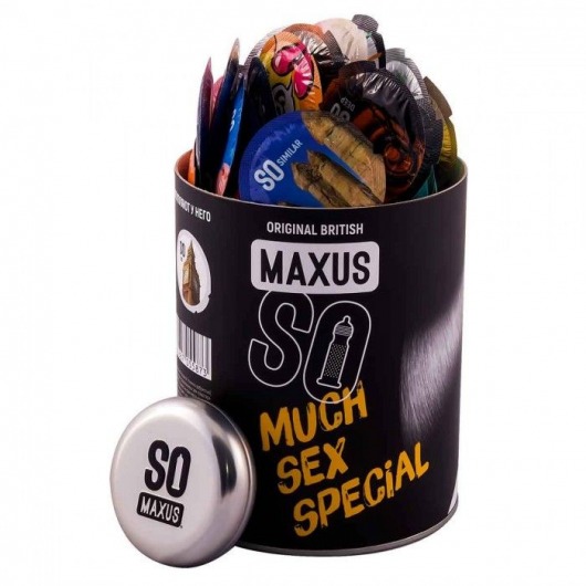 Текстурированные презервативы в кейсе MAXUS So Much Sex - 100 шт. - Maxus - купить с доставкой в Димитровграде