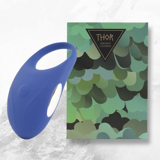 Синее кольцо с вибрацией Thor Cockring - FeelzToys - в Димитровграде купить с доставкой