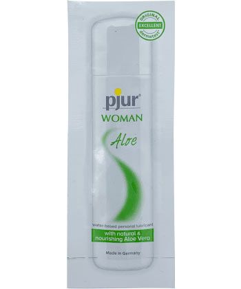 Лубрикант на водной основе pjur WOMAN Aloe - 2 мл. - Pjur - купить с доставкой в Димитровграде