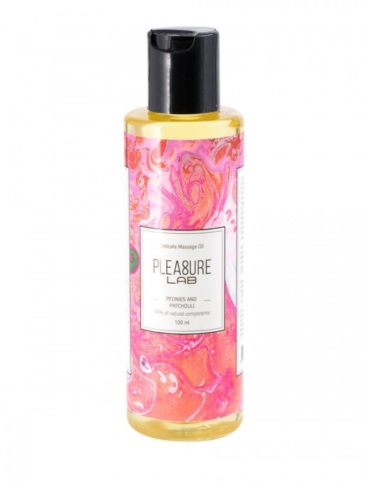 Массажное масло Pleasure Lab Delicate с ароматом пиона и пачули - 100 мл. - Pleasure Lab - купить с доставкой в Димитровграде