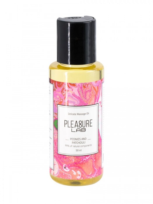 Массажное масло Pleasure Lab Delicate с ароматом пиона и пачули - 50 мл. - Pleasure Lab - купить с доставкой в Димитровграде