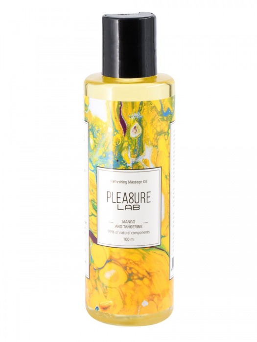 Массажное масло Pleasure Lab Refreshing с ароматом манго и мандарина - 100 мл. - Pleasure Lab - купить с доставкой в Димитровграде
